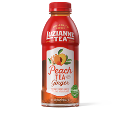 Peach tea with ginger